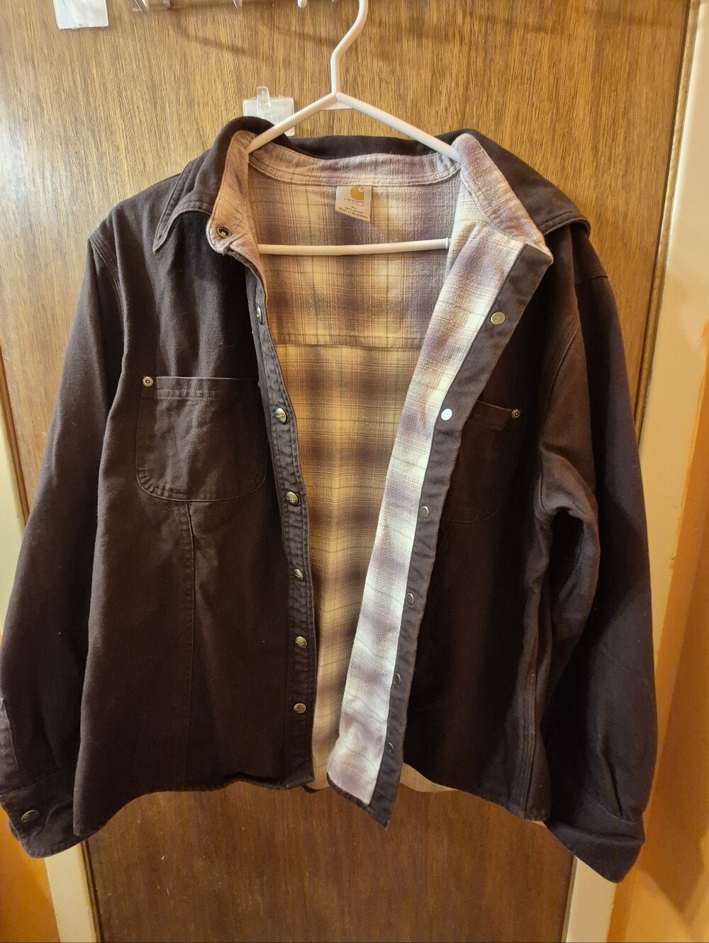 Carhartt For Women Flannel Lined Canvas Work Jacket